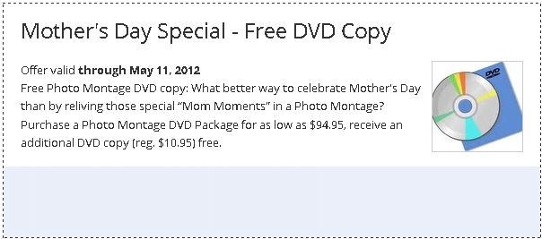 Mother's Day DVD Video Special
