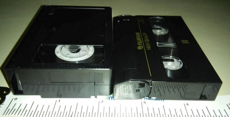 video tapes - 8mm vhs-c